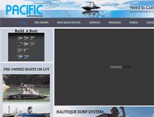 Tablet Screenshot of pacificnautiques.com